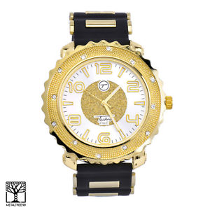 【送料無料】hip hop mens gold plated techno pave bling iced out xl watches wr 6075 gbk 【送料無料】hip hop mens gold plated techno pave bling iced out xl watches wr 6075 gbk
