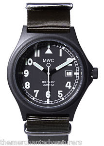 ̵mwc g10bh 50m stealth quartz military watch battery hatch luminova