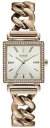 【送料無料】guess womans vanity rose gold tone w1030l4 watch 33
