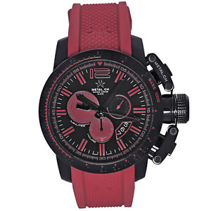 【送料無料】metalch chronometrie chronosport mens chronograph swiss made watch 447047