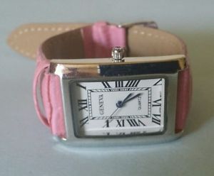【送料無料】geneva wrist watch quartz women pink nice