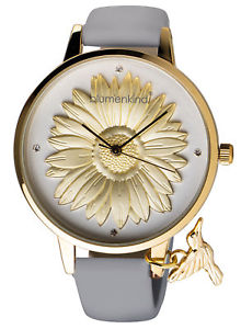【送料無料】blumenkind damenuhr goldkaschmirgrau 04091981gwhpgr