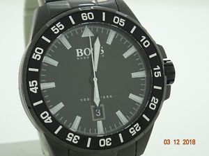 【送料無料】mens hugo boss deep ocean watc