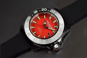 【送料無料】aragon a069red divemaster gmt 45mm 【送料無料】aragon a069red divemaster gmt 45mm
