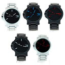 【送料無料】sa106 mens minimal metal sport design analog round quartz stainless wrist watch