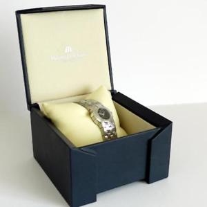 【送料無料】maurice lacroix ladies swiss quartz ss intuition bracelet watch boxed rrp 750