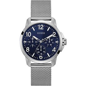【送料無料】orologio guess voyage w1040g1 watch maglia milanese uomo cronografo 42 mm blu 【送料無料】orologio guess voyage w1040g1 watch maglia milanese uomo cronografo 42 mm blu