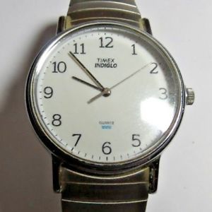 【送料無料】vintage mens timex indiglow qu