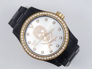 【送料無料】rare authentic vabene italy pave crystal bezel watch * working * msrp 325