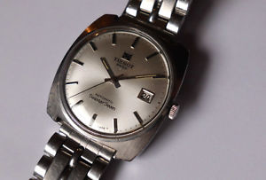 【送料無料】alte herren tissot seastar automatik kissenform edelstahl vintage automatic