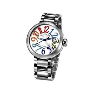 【送料無料】orologio uomo locman tuttotondo 034100whnco1br0 bracciale acciaio bianco