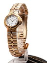 【送料無料】gqi genevawomens stainless steel with 2 micron gold plated round case watc...