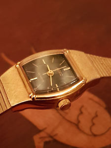 【送料無料】adec quartz damenuhr top erhalten vintage