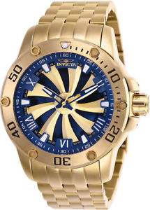 【送料無料】invicta mens speedway automatic 100m gold plated stainless steel watch 25851