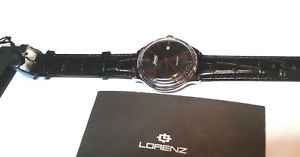 【送料無料】orologio lorenz acciaio e pelle automatico 【送料無料】orologio lorenz acciaio e pelle automatico