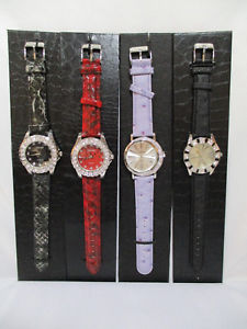 【送料無料】 vtg lot of 4 bling crystal fashion jewelry woman watches 【送料無料】 vtg lot of 4 bling crystal fashion jewelry woman watches