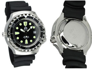 【送料無料】automatik berufstaucher 100atm heliumsafesaphirglas t0263