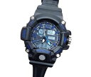 【送料無料】ds orologio sportivo zh 1322 uomo resistente acqua cronografo sveglia blu lac(2)