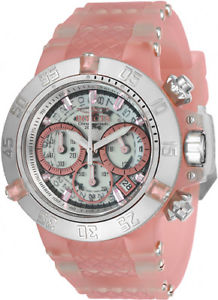 【送料無料】invicta womens subaqua quartz chrono 200m s steel siliconeplastic watch 24381