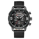 yzlongbo 3011 calendar unique design men watches genuine leather strap quartz watc