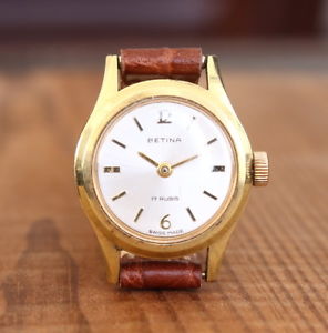 【送料無料】montre mcanique ancienne betina a311