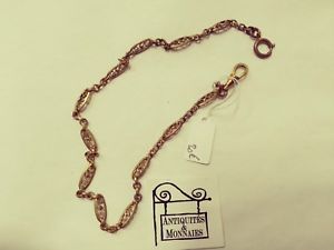 【送料無料】chaine de montre a gousset metal dore ref27631
