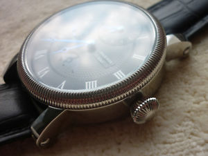 【送料無料】parnis herrenuhr gmt 2te zeitzonemondphase handaufzug 6497 43 mm