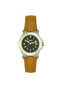 【送料無料】ladys hugo boss leather strap watch ret895 brand