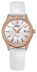 【送料無料】rotary womens oxford leather strap rose gold ls0509641 watch 20