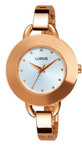 【送料無料】lorus ladies rose gold plated bracelet watch rg240jx9xlnp