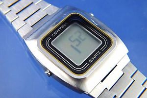 【送料無料】vintage retro certina quartz lcd digital watch circa 1970s esa 934831 very rare