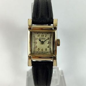 【送料無料】orologio da donna roamer di forma placcato oro a carica manuale made in us 【送料無料】orologio da donna roamer di forma placcato oro a carica manuale made in us