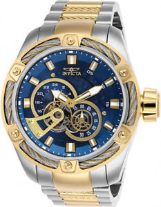 【送料無料】invicta mens bolt automatic chrono 100m two tone stainless steel watch 26778