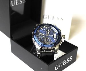 【送料無料】guess man herrenuhr chronograph pinnacle w0673g4