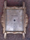【送料無料】bulova senator 1955 vtg art deco scalloped case partial 17j 11ac partsrest...