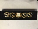 【送料無料】working vintage joan rivers chunky gold cain wrist watch w box nr
