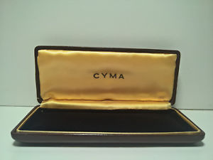 【送料無料】ultra rare vintage cyma 194050s chrongraph watch box