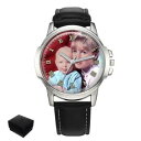 yzpersonalised custom gents wrist watch your family photo gift engraving xmas