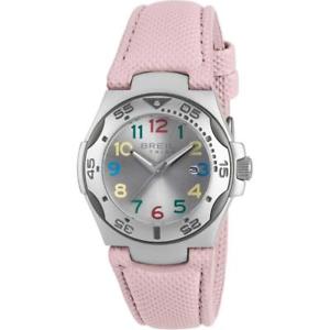 【送料無料】orologio donna breil tribe ice ew0294 pelle rosa alluminio silver tessuto 50mt
