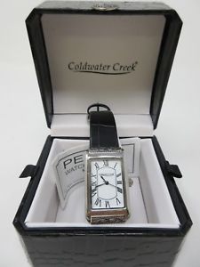 【送料無料】coldwater creek croc n scroll rectangle analog watch *nib 59* 【送料無料】coldwater creek croc n scroll rectangle analog watch *nib 59*