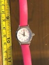 yzidentity london pink white thin strap watch strap time wristwatch