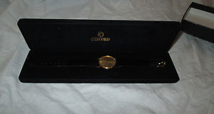 【送料無料】concord wristwatch w original boxes amp; paperwork nonrunning eta quartz