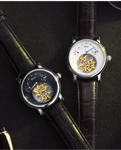 【送料無料】montre automatique squelette nesun