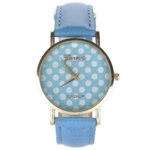 【送料無料】montre bleu ciel tendance pois mymontre 【送料無料】montre bleu ciel tendance pois mymontre