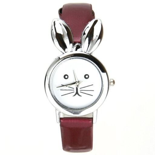 【送料無料】montre oreille lapin bracelet rouge femme mymontre 【送料無料】montre oreille lapin bracelet rouge femme mymontre