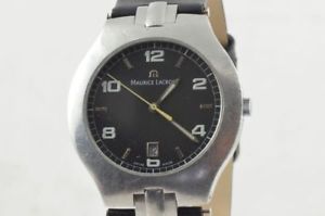 【送料無料】maurice lacroix siras herren uhr stahl quartz 39mm stahl