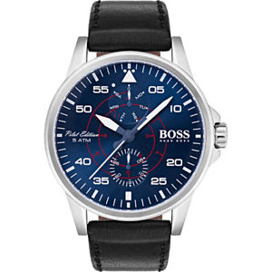 【送料無料】hugo boss aviator watch 151351