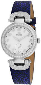 【送料無料】roberto bianci womens alessandra stainless steelblue leather watch rb0612