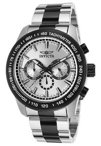 【送料無料】 mens invicta 21799 speedway chronograph two tone bracelet watch