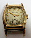 yzvintage swiss mens gruen verythin conoruma 15j winding wristwatch gold f beze